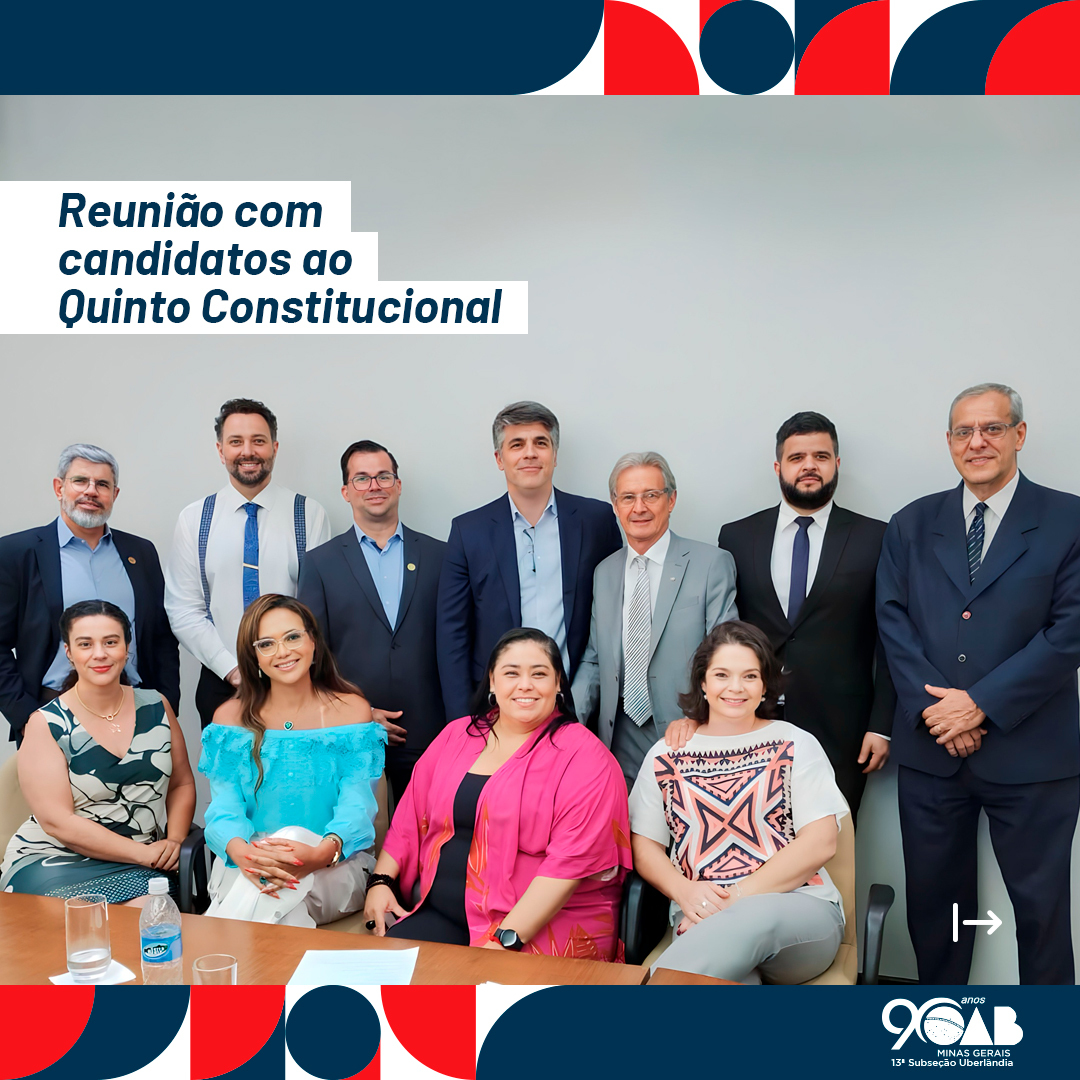 Reunião ao Quinto Constitucional